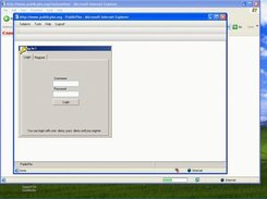 Login Screen if you have registered or use demo/demo