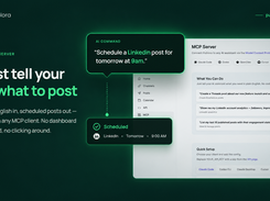 Let AI agents like Claude and Cursor publish for you via MCP.