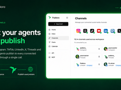 Connect your accounts once and publish everywhere from one place.