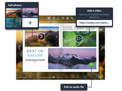 Your interactive publication enriched with pop-up videos, photo galleries, gifs and much more