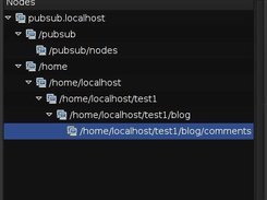 GTKBrowser demo showing all nodes on pubsub.localhost