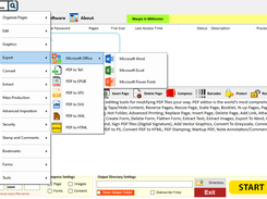 Export and Convert to Microsoft Office files and more other formats.