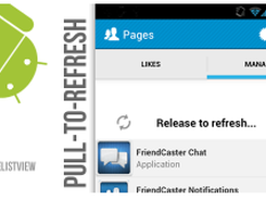 Pull To Refresh Views for Android Screenshot 1