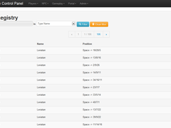 Control Panel with Bootstrap