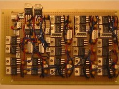 Power regulator board for 4-channel ampl. shaping box