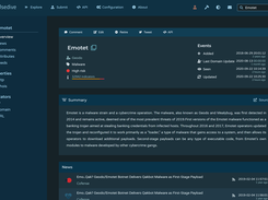 Pulsedive threat profile - summary, news, and shared threat infrastructure