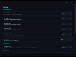 Settings & Overlay