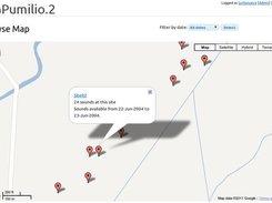 Browsing from a map