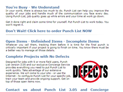 Punch List Screenshot 1