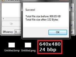 File comparison message, file finished compression