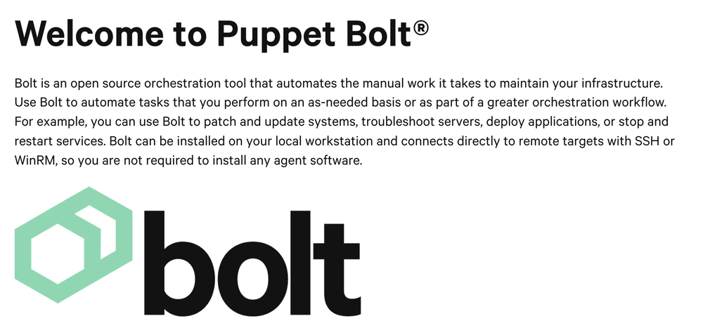 Puppet Bolt Screenshot 1