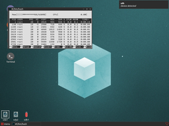 jwm and htop usb notification