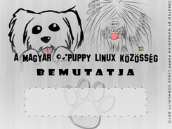 Puppy linux CD borító