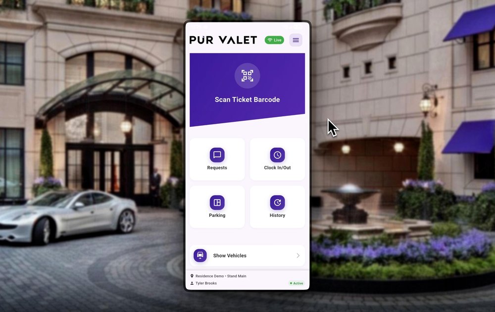 PUR Valet for Hospitality 