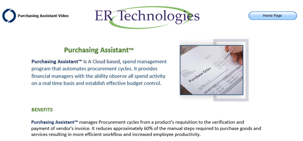 Purchasing Assistant Screenshot 1