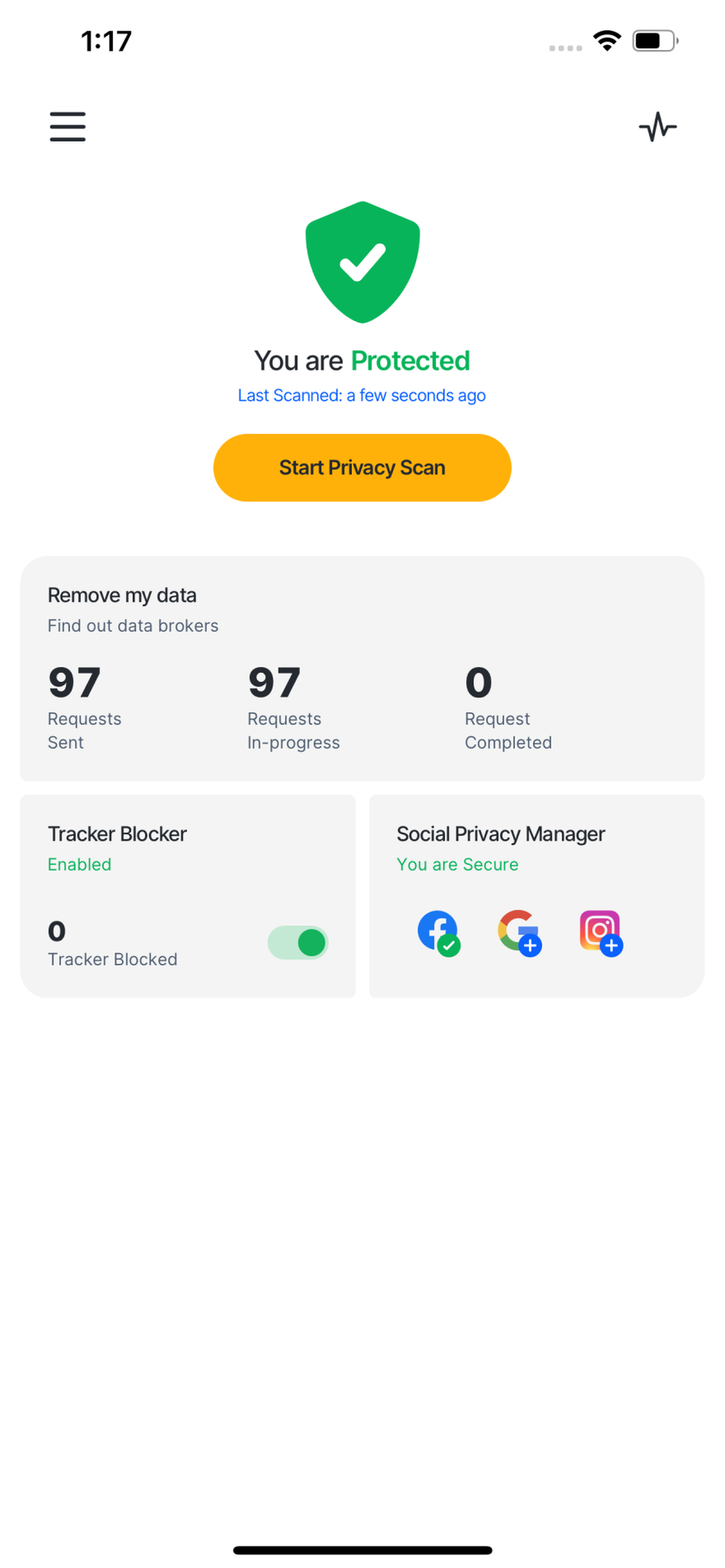 PurePrivacy Screenshot 1