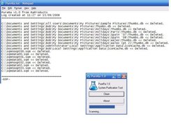 PureRa Main Screen and Logfile