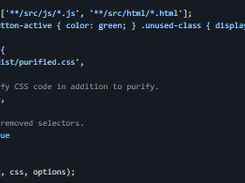PurifyCSS Screenshot 1
