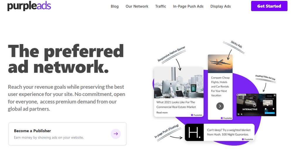 PurpleAds Screenshot 1