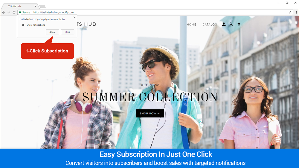 1-Click Easy Subscription