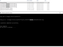 Result window and directory lising
