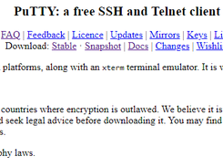 PuTTY is the world's most popular free SSH and telnet client