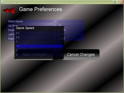 View of the Preferences Menu