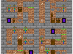 Puzzle Dungeon - Gate Puzzle - Four-room level