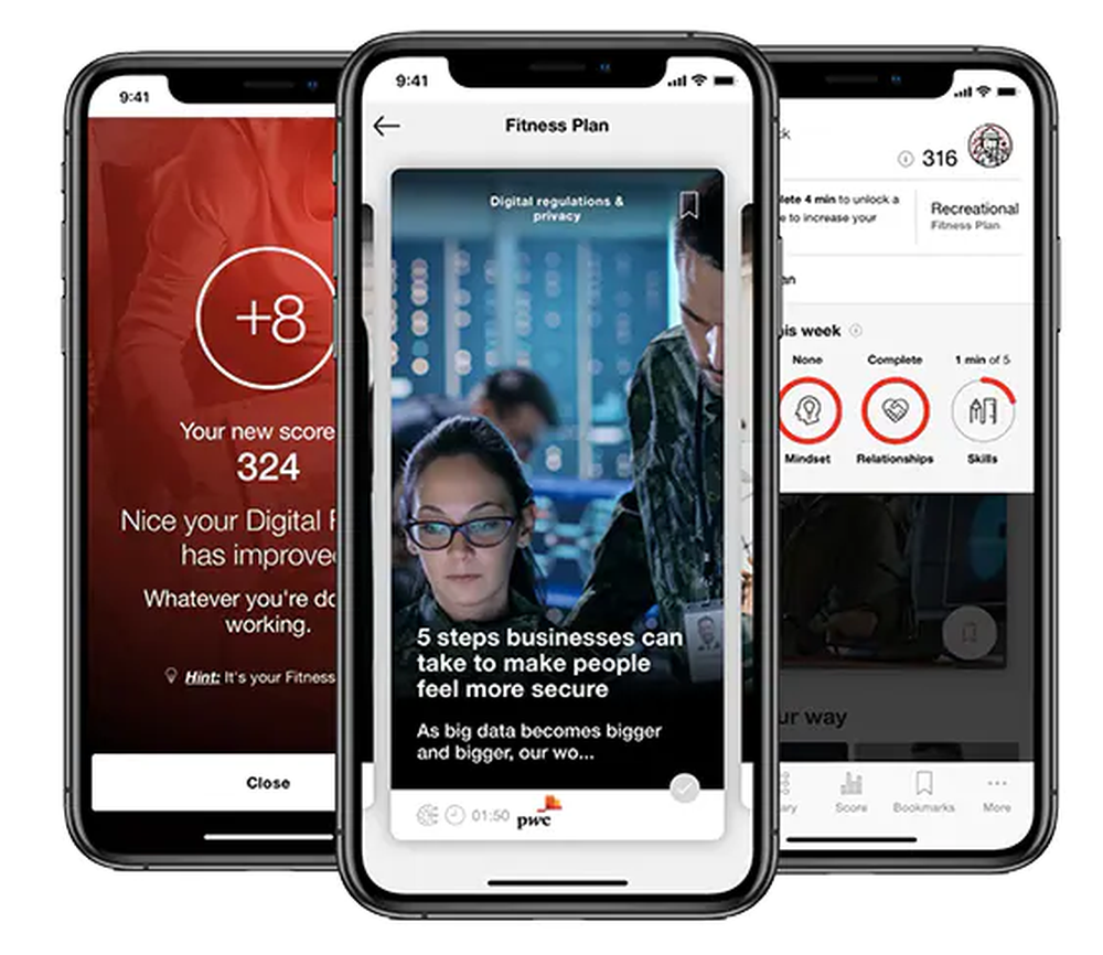 PwC Digital Fitness Screenshot 1