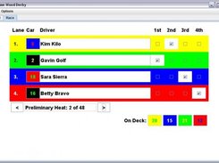 Pine Wood Race Program Snapshots 1