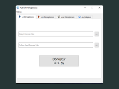 .ui to .py Converter Page