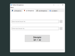 .qrc to .py Converter Page
