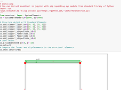 2D Structural Analysis Screenshot 1