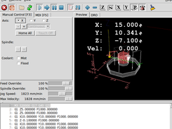 Axis (emc2) milling a wheel attachment