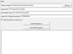 PyAppExec Installer. Apply it to your Python app