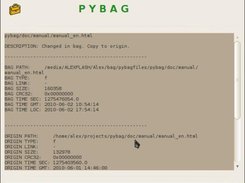 4. PYBAG - item properties