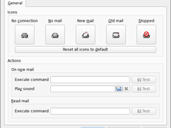 General configuration dialog