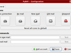 General configuration dialog