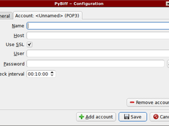 Configuration of a new email account