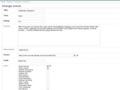 Touch up movie descriptions through Django Administration