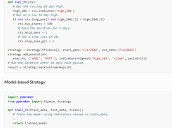 PyBroker Screenshot 1