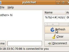 pybtchat Screenshot 3