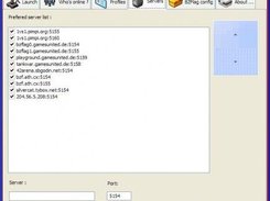 Favorites server tab