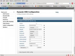 PyCI Dynamic DNS Client Configuration Page