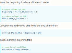 Pydub Screenshot 2