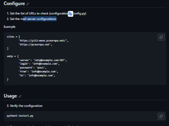 PyEmailWebsiteDown Screenshot 1