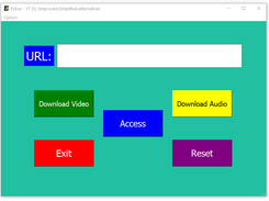 PyExe-YT DL ISA App Screenshot