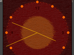 Pygame Clock Screenshot 1