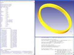 internal spur gear created by pygear