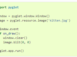 pyglet Screenshot 1